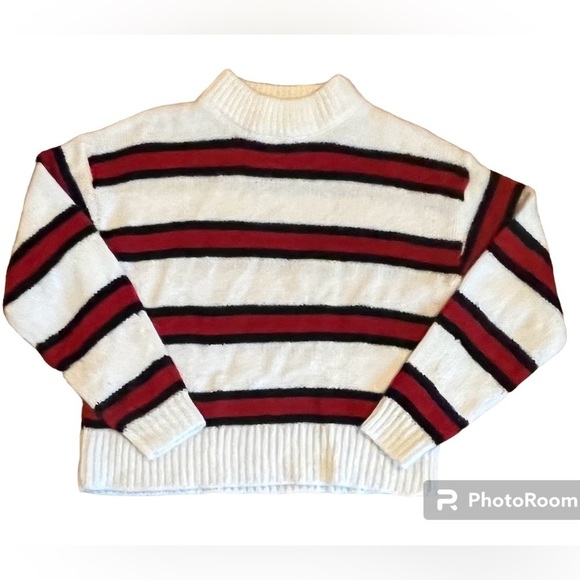 Rebecca Minkoff Taylor Stripe Sweater Size Medium - Picture 2 of 6